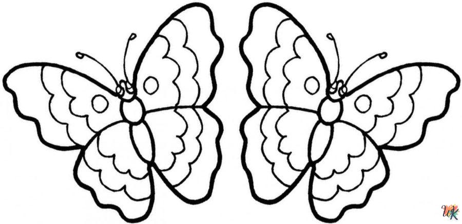 Dibujos para Colorear Mariposas 104