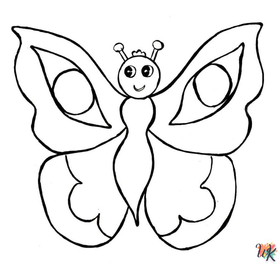 Dibujos para Colorear Mariposas 105