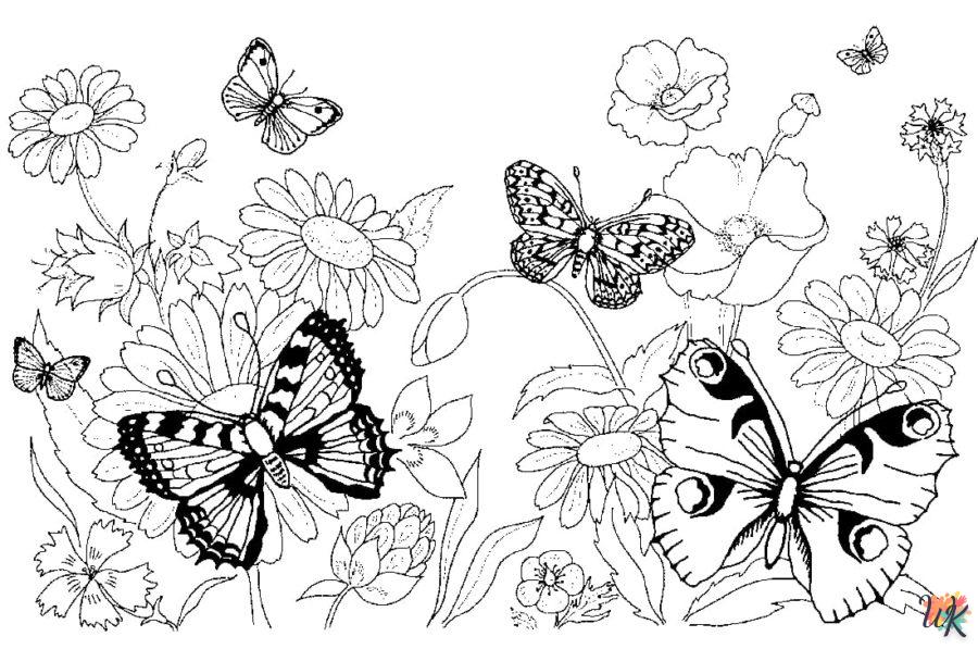 Dibujos para Colorear Mariposas 106