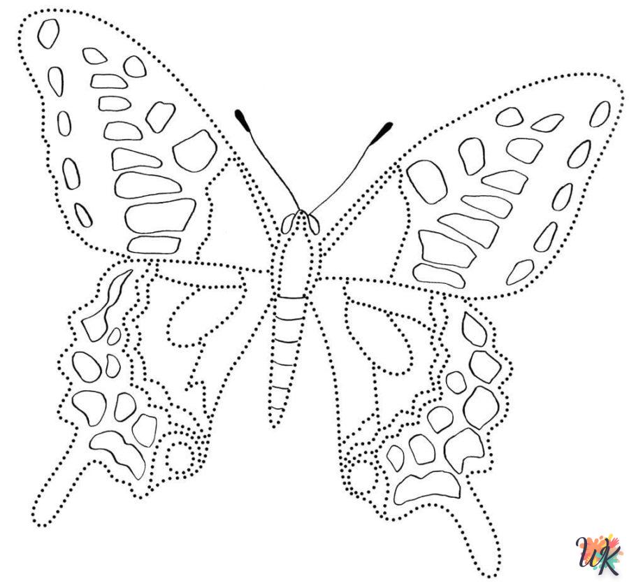 Dibujos para Colorear Mariposas 107
