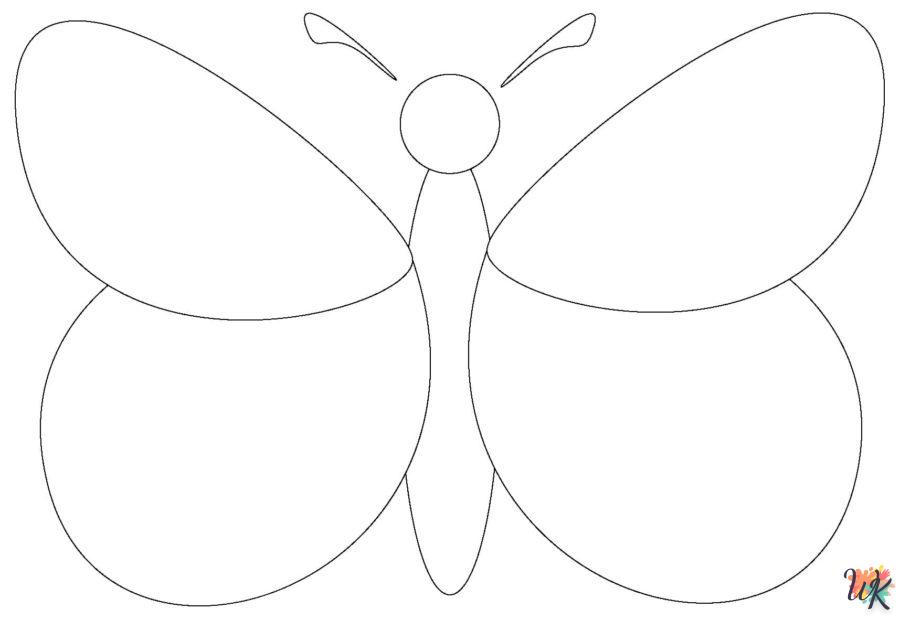 Dibujos para Colorear Mariposas 108