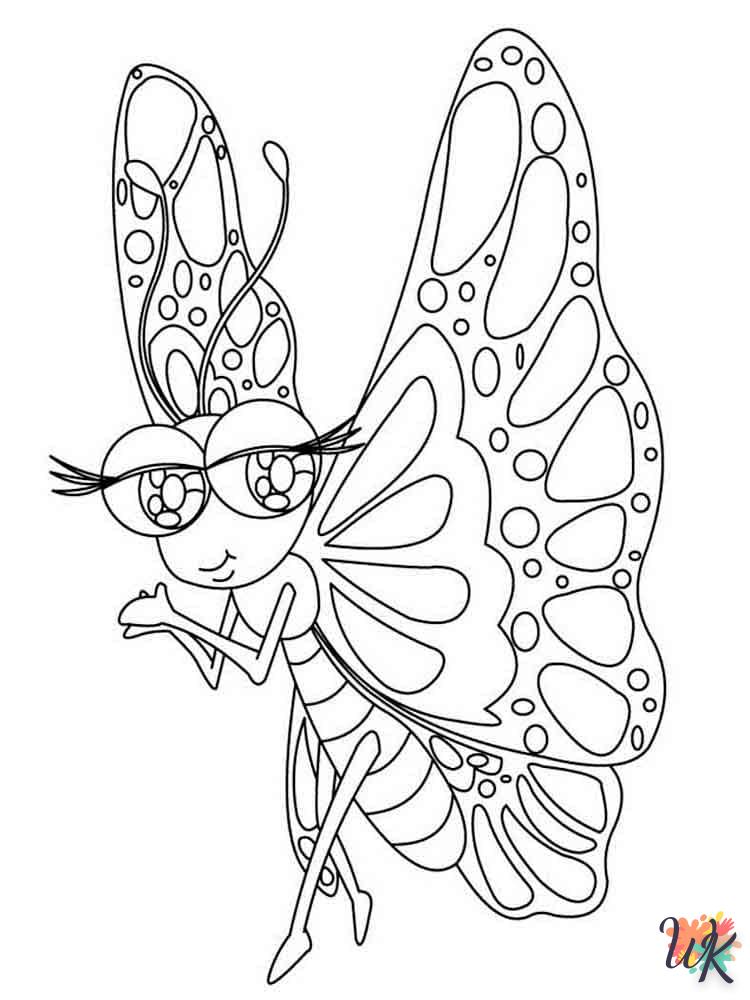 Dibujos para Colorear Mariposas 11