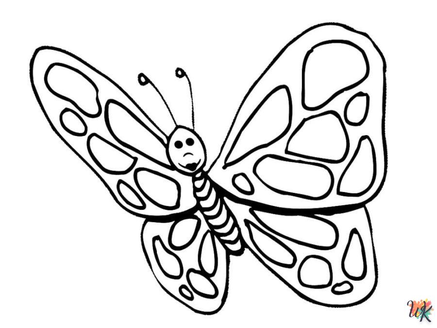 Dibujos para Colorear Mariposas 115