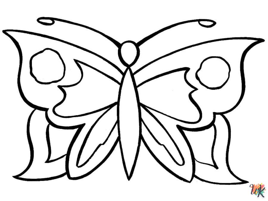 Dibujos para Colorear Mariposas 117
