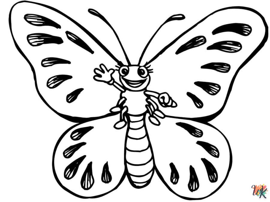 Dibujos para Colorear Mariposas 119