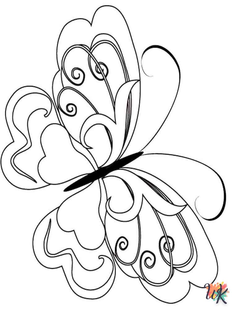 Dibujos para Colorear Mariposas 15