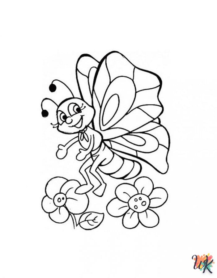 Dibujos para Colorear Mariposas 16