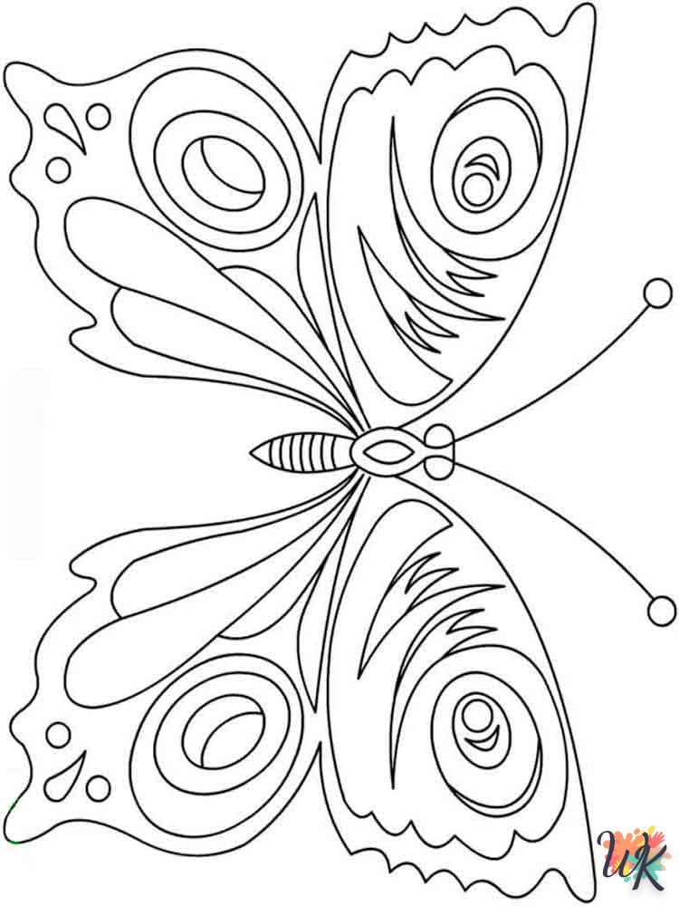Dibujos para Colorear Mariposas 17