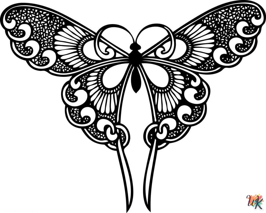 Dibujos para Colorear Mariposas 23