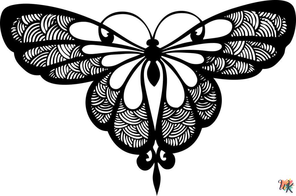 Dibujos para Colorear Mariposas 26