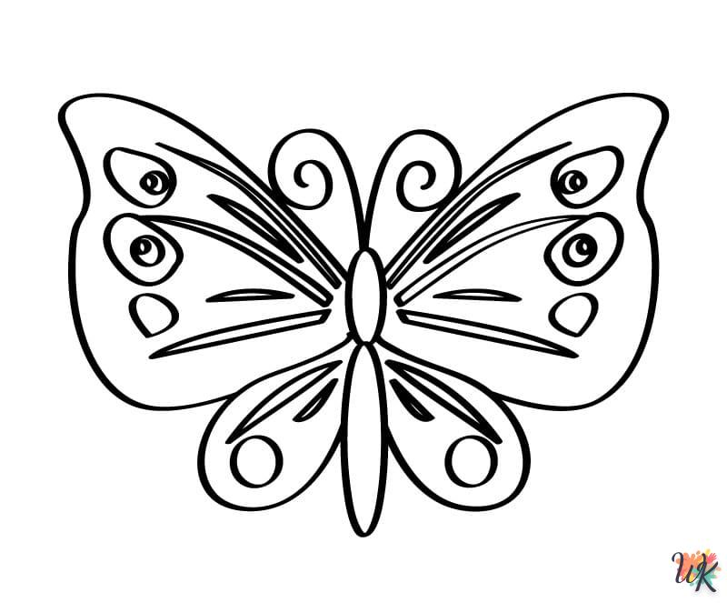 Dibujos para Colorear Mariposas 31