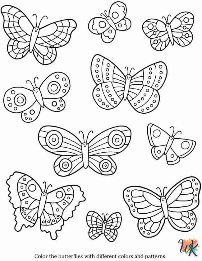 Dibujos para Colorear Mariposas 37