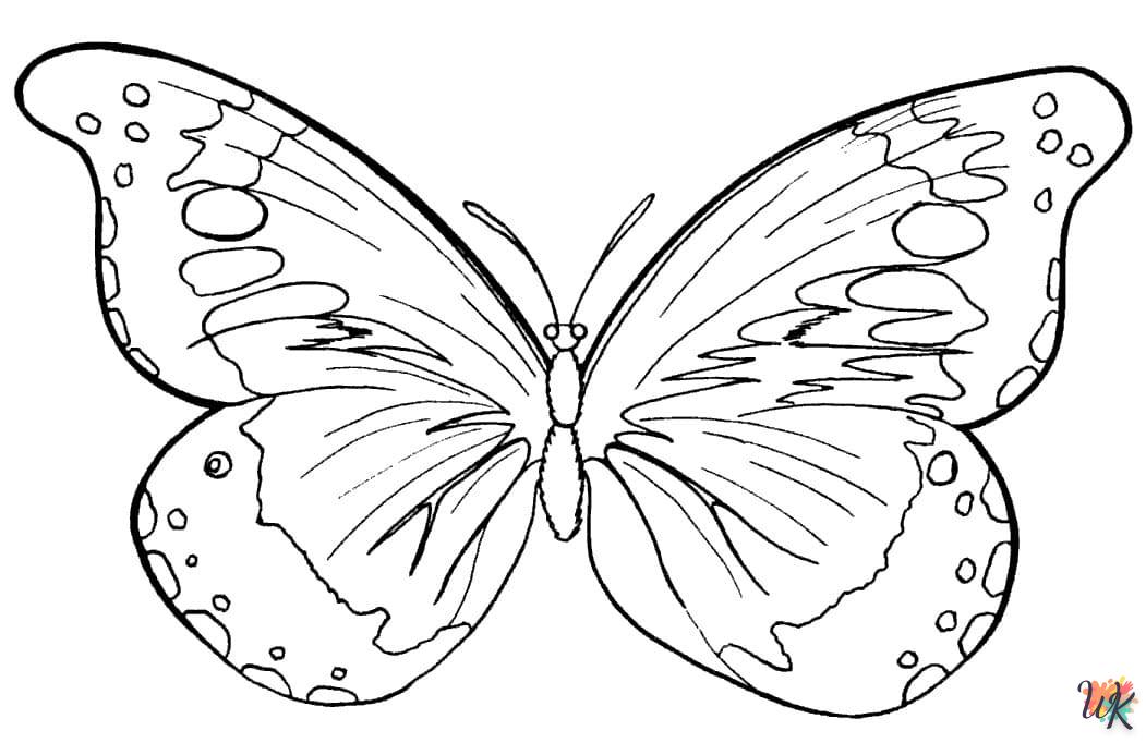 Dibujos para Colorear Mariposas 5