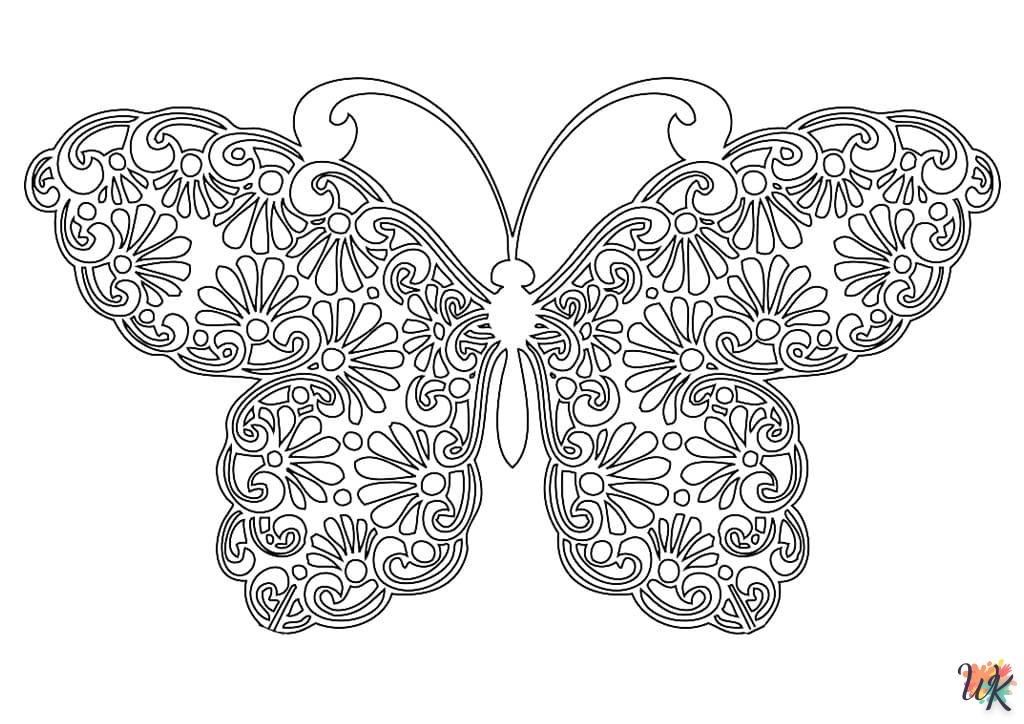 Dibujos para Colorear Mariposas 52