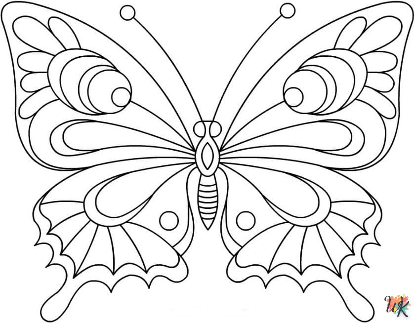 Dibujos para Colorear Mariposas 6