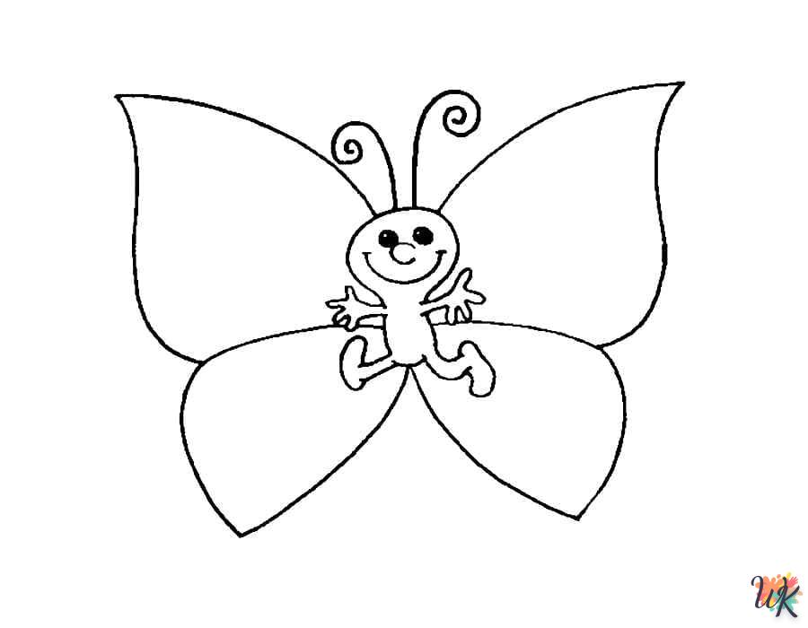 Dibujos para Colorear Mariposas 76