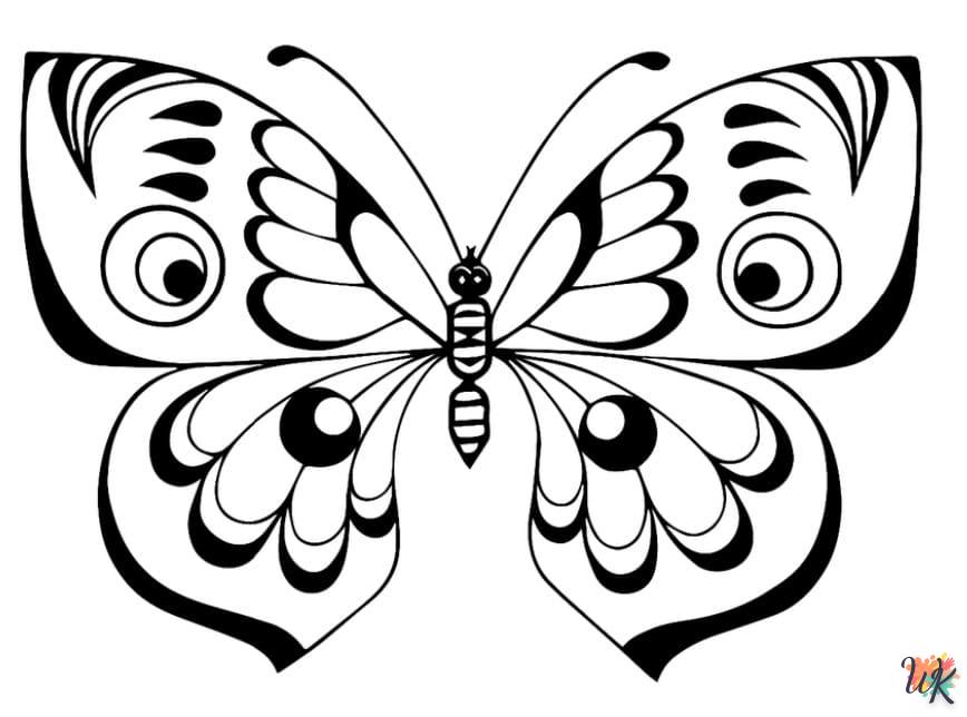 Dibujos para Colorear Mariposas 78