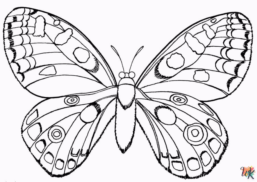 Dibujos para Colorear Mariposas 8