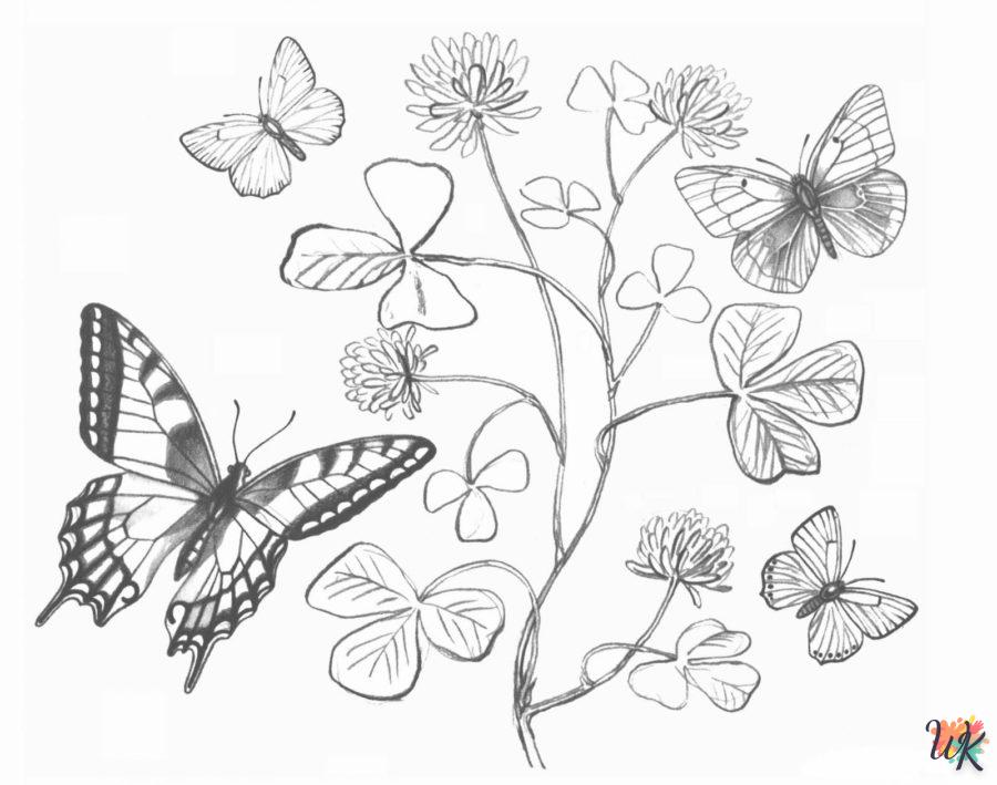 Dibujos para Colorear Mariposas 80