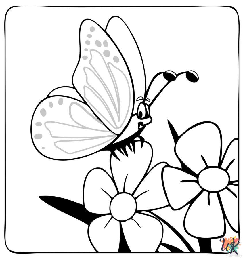 Dibujos para Colorear Mariposas 81