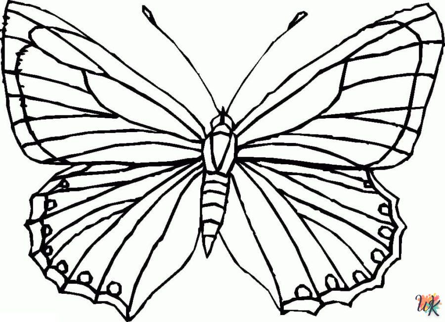 Dibujos para Colorear Mariposas 86