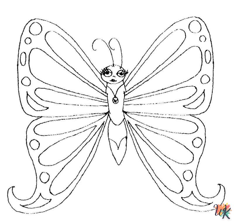 Dibujos para Colorear Mariposas 89