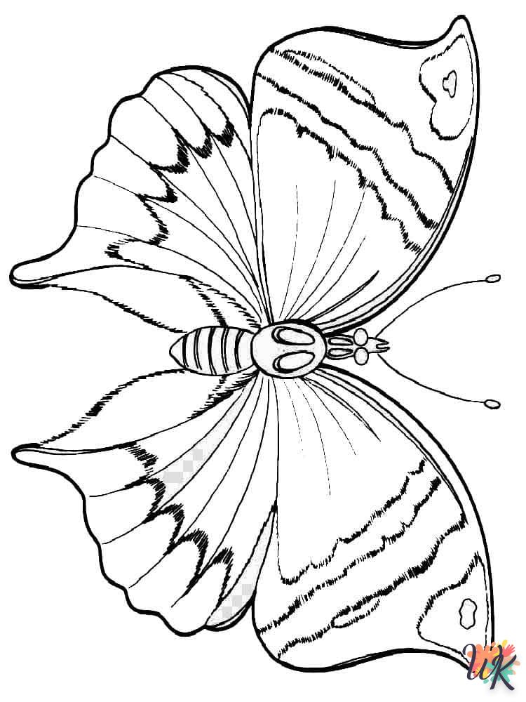 Dibujos para Colorear Mariposas 9