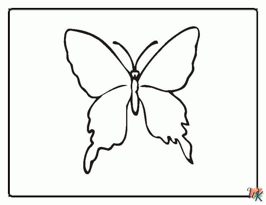 Dibujos para Colorear Mariposas 91