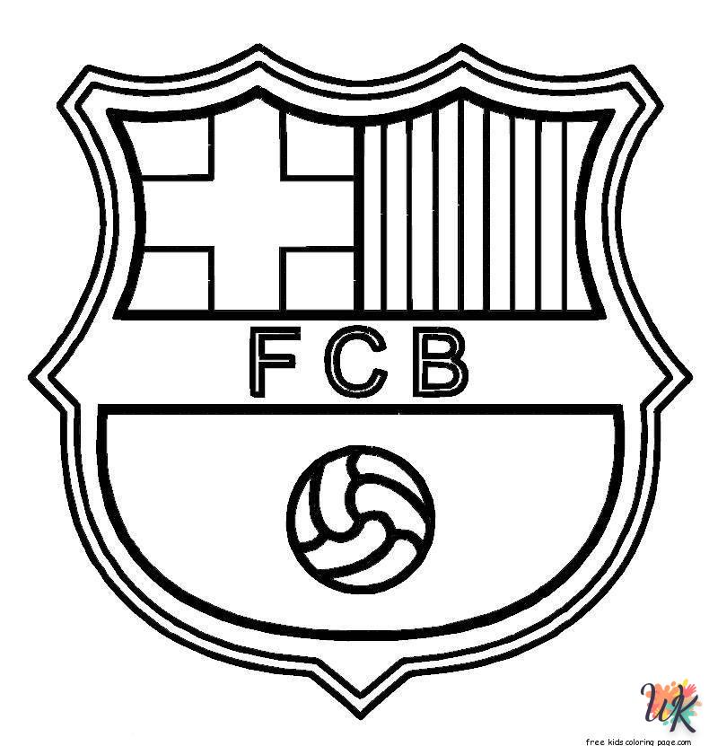 Dibujos para Colorear Messi 13