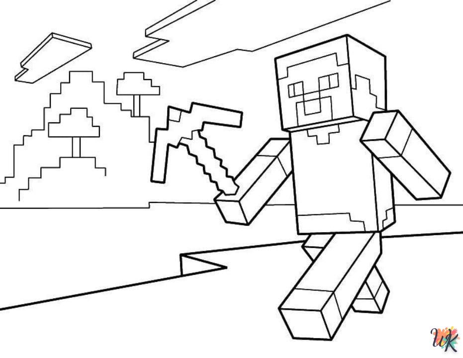 Dibujos para Colorear Minecraft 57