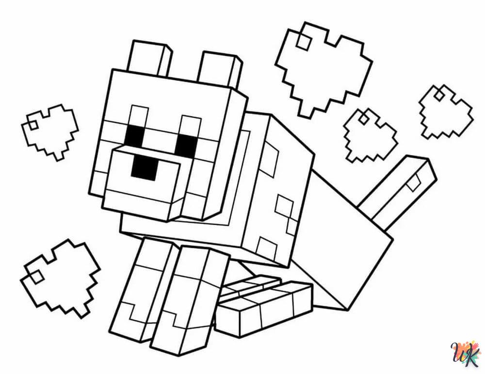 Dibujos para Colorear Minecraft 68