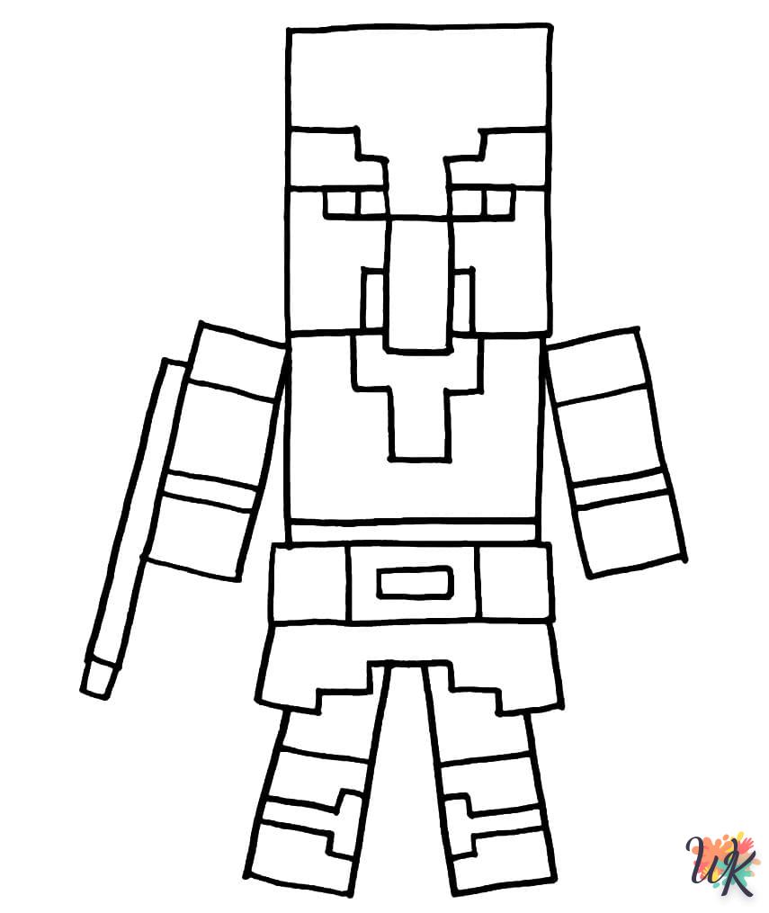 Dibujos para Colorear Minecraft