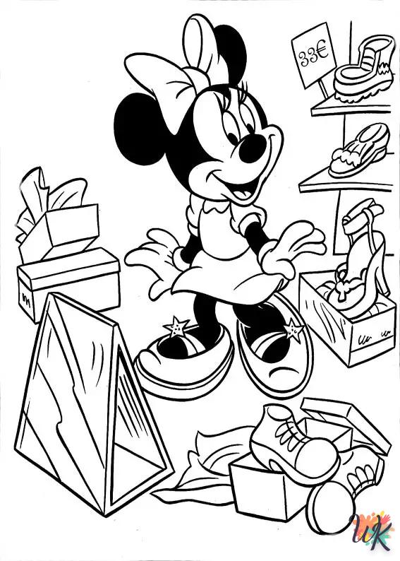 Dibujos para Colorear Minnie Mouse 11