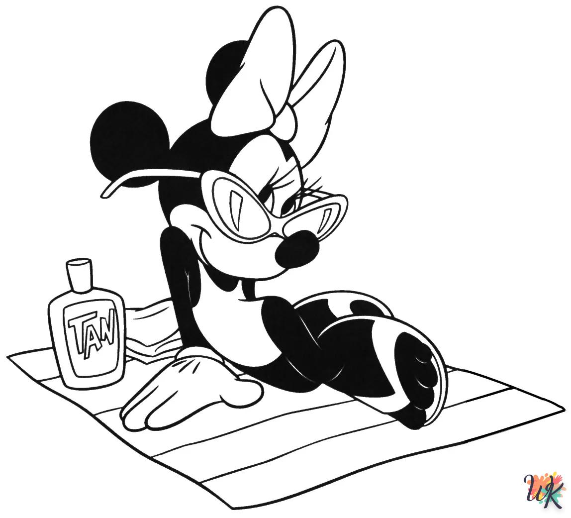 Dibujos para Colorear Minnie Mouse 13