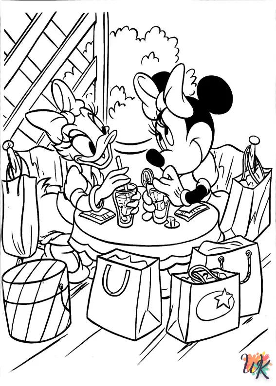 Dibujos para Colorear Minnie Mouse 14
