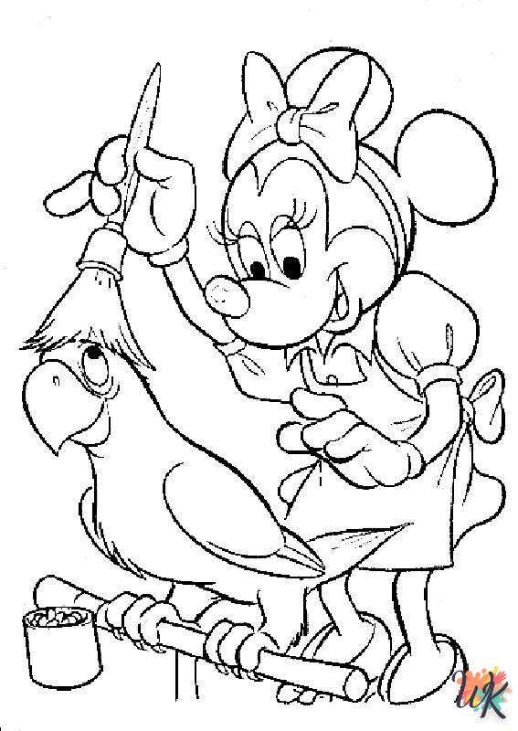 Dibujos para Colorear Minnie Mouse 19