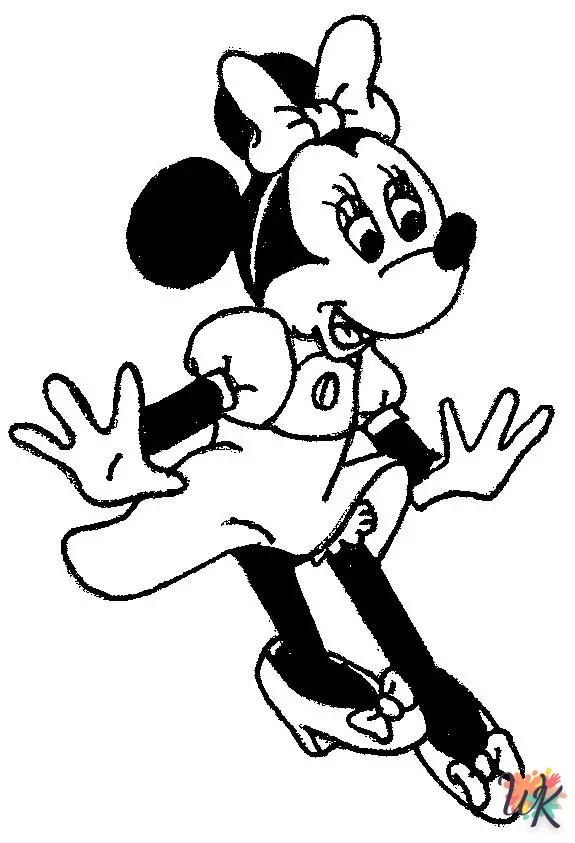 Dibujos para Colorear Minnie Mouse 2