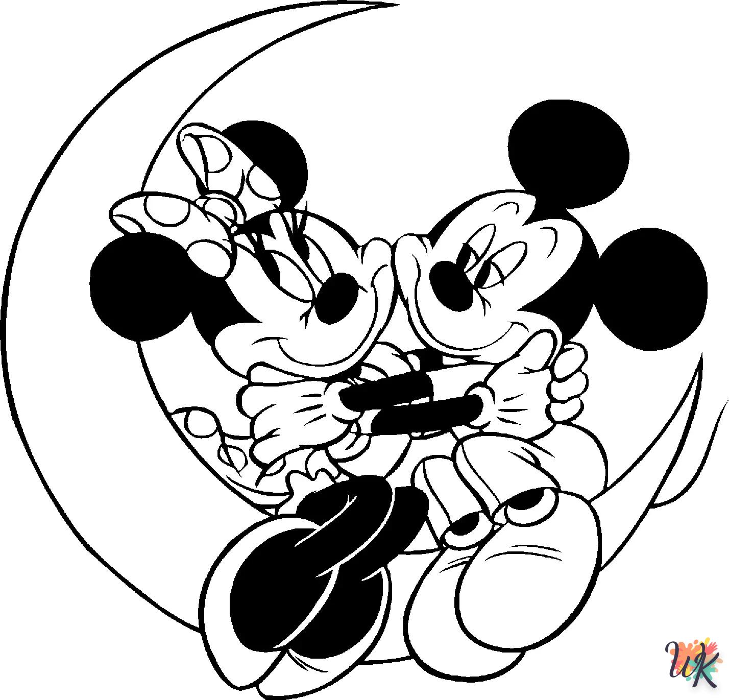 Dibujos para Colorear Minnie Mouse 20