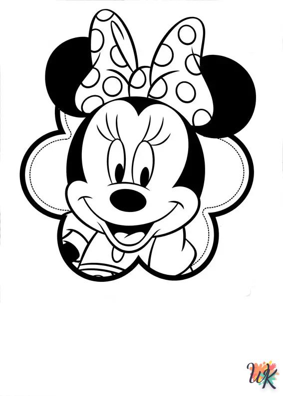 Dibujos para Colorear Minnie Mouse 21