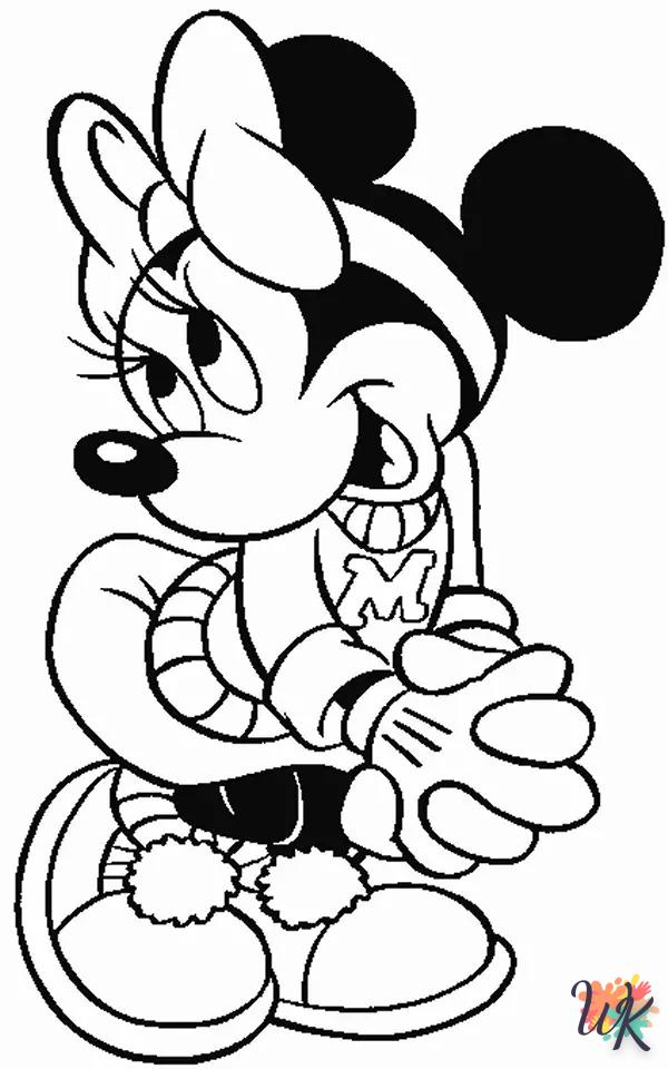Dibujos para Colorear Minnie Mouse 22
