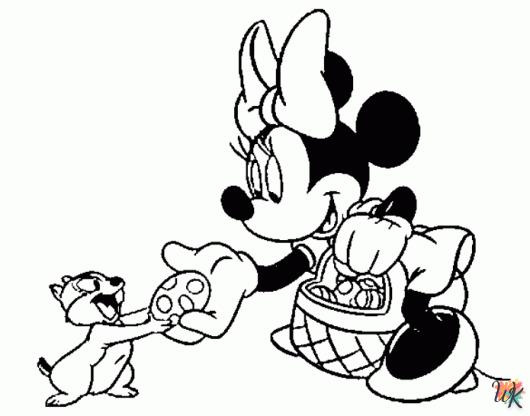 Dibujos para Colorear Minnie Mouse 24