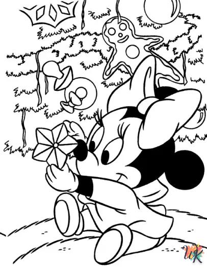 Dibujos para Colorear Minnie Mouse 25