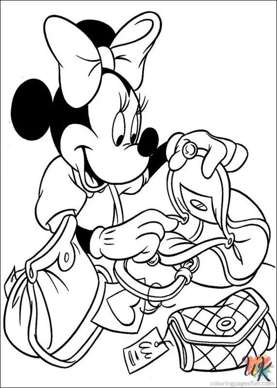 Dibujos para Colorear Minnie Mouse 26