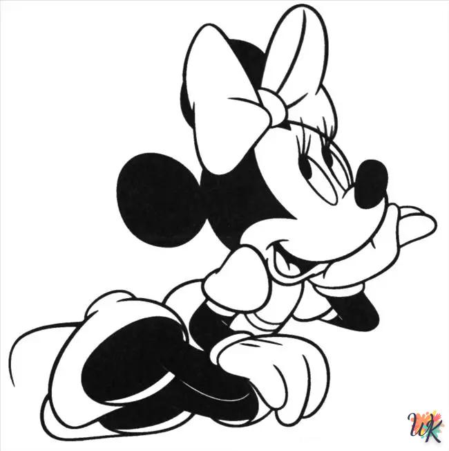 Dibujos para Colorear Minnie Mouse 27