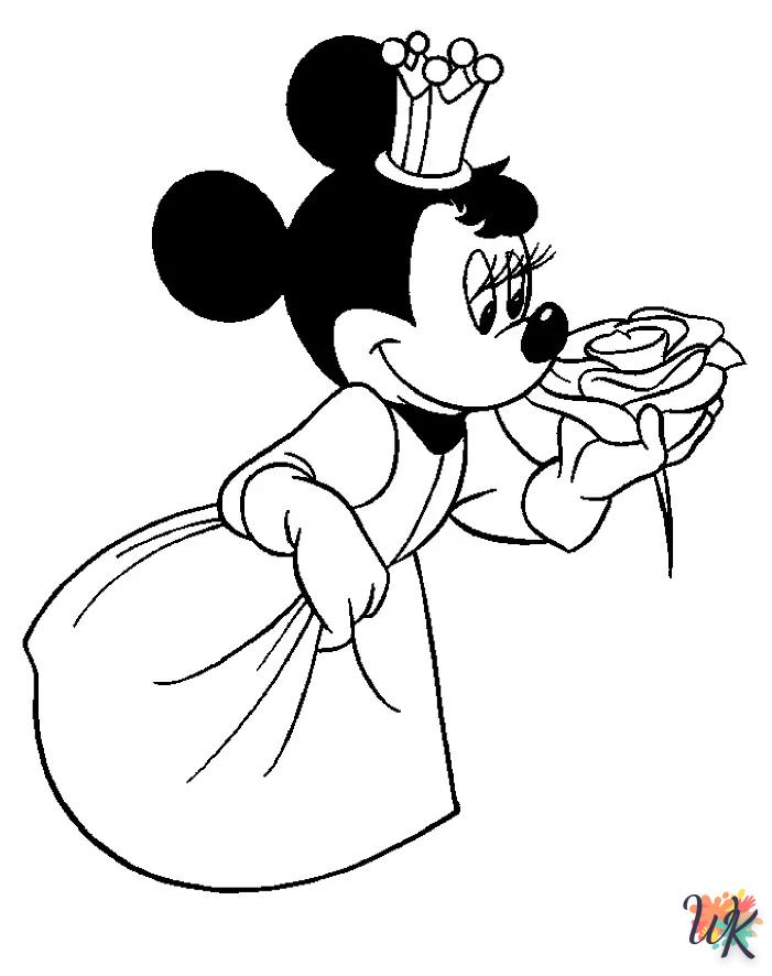 Dibujos para Colorear Minnie Mouse 28