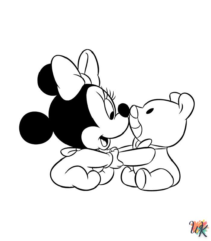 Dibujos para Colorear Minnie Mouse 29
