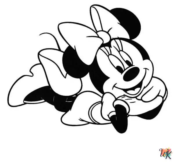 Dibujos para Colorear Minnie Mouse 30