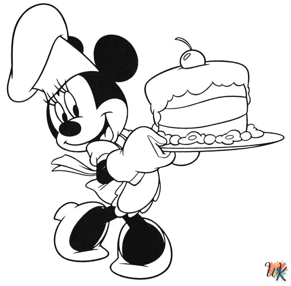 Dibujos para Colorear Minnie Mouse 31