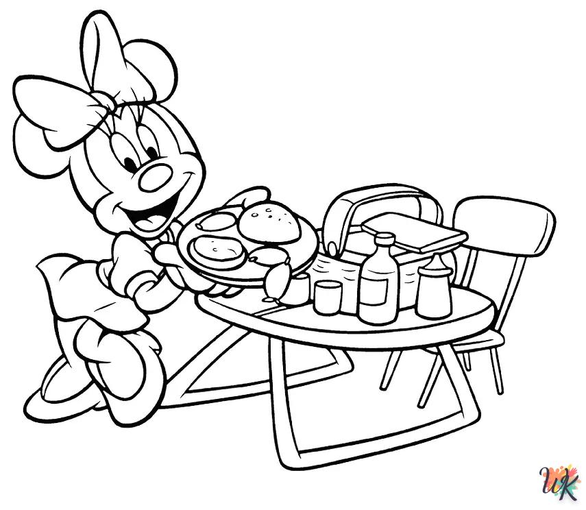 Dibujos para Colorear Minnie Mouse 33