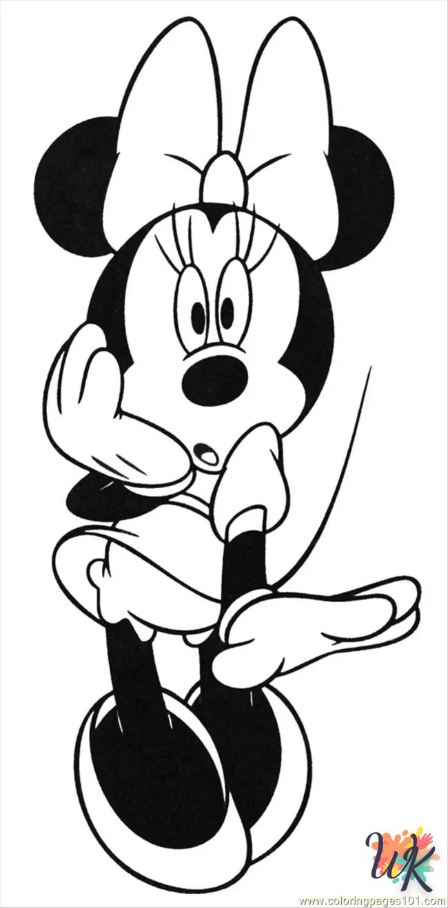 Dibujos para Colorear Minnie Mouse 34
